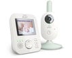 Philips AVENT Baby monitor SCD831/26 video 300 m FHSS balts цена и информация | Radio un video aukles | 220.lv