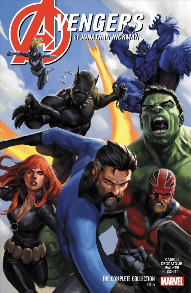 Avengers By Jonathan Hickman: The Complete Collection Vol. 5 cena un informācija | Fantāzija, fantastikas grāmatas | 220.lv