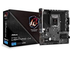 Asrock Z790 S1700 ATX/Z790 PG LIGHTNING/D4 cena un informācija | Asrock Datortehnika | 220.lv