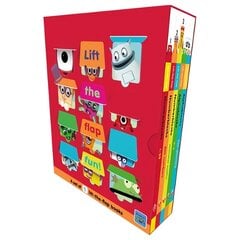 Numberblocks and Alphablocks 5 Book Lift-the-Flap Set cena un informācija | Grāmatas mazuļiem | 220.lv