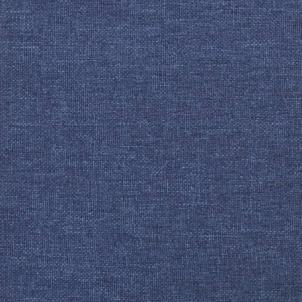 vidaXL gultas galvgaļi, 2 gab., 90x5x78/88 cm, zils audums цена и информация | Gultas | 220.lv