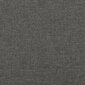 vidaXL gultas rāmis, tumši pelēks, 180x200 cm audums цена и информация | Gultas | 220.lv