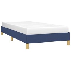 vidaXL gultas rāmis, zils, 80x200 cm, audums цена и информация | Кровати | 220.lv