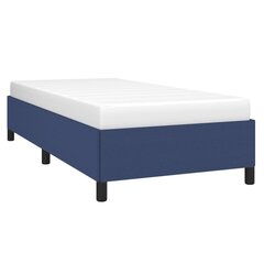 vidaXL gultas rāmis, zils, 80x200 cm, audums цена и информация | Кровати | 220.lv