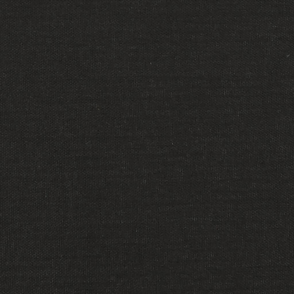 vidaXL kājsoliņš, 45x29,5x39 cm, melns audums цена и информация | Sēžammaisi, pufi | 220.lv
