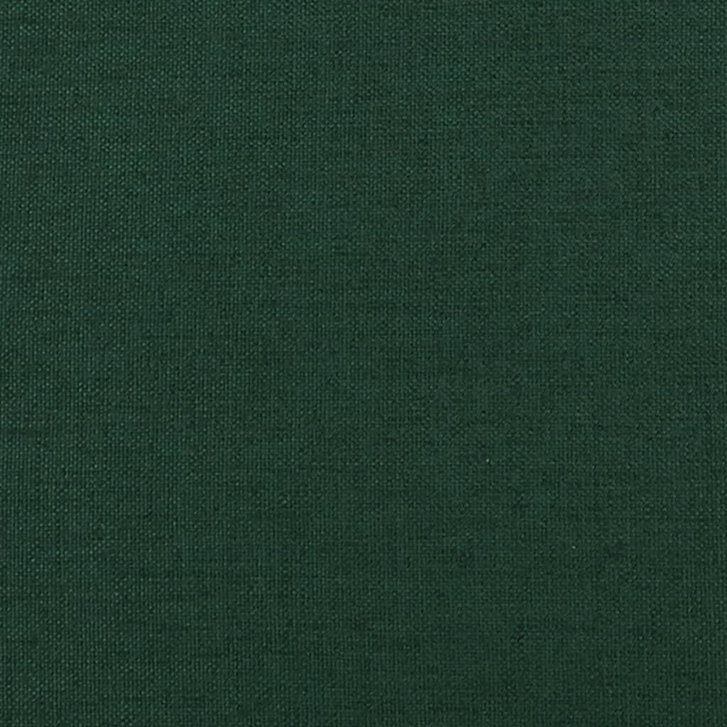vidaXL kājsoliņš, 45x29,5x39 cm, tumši zaļš audums cena un informācija | Sēžammaisi, pufi | 220.lv