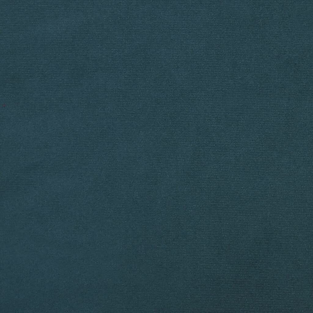 vidaXL kājsoliņš, 60x60x39 cm, zils samts цена и информация | Sēžammaisi, pufi | 220.lv