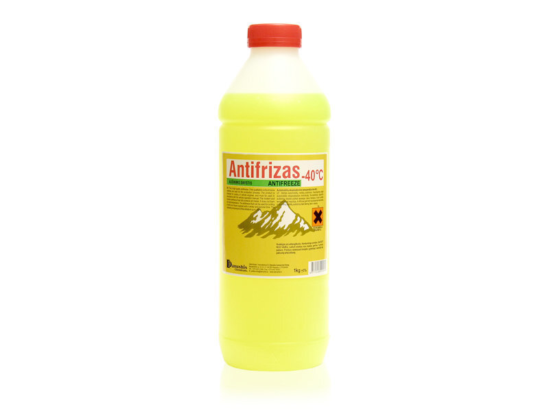 Antifrīzs dzeltens – 40°C 1kg цена и информация | Vējstiklu un dzesēšanas šķidrumi | 220.lv