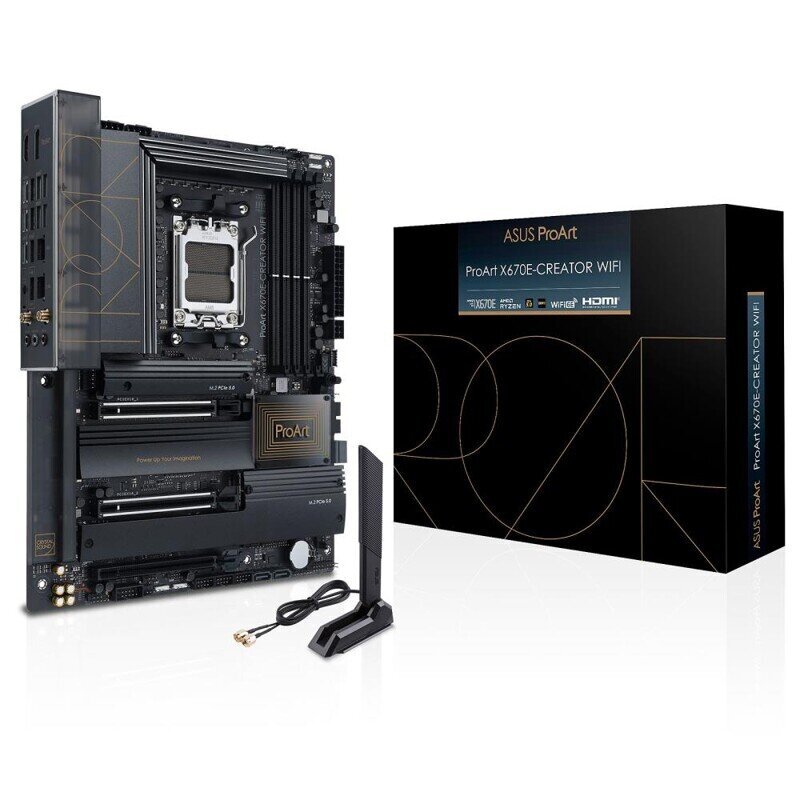 Asus AMD X670 SAM5 ATX DDR5 PROARTX670E-CREATORWIFI cena un informācija | Mātesplates | 220.lv