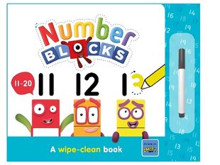 Numberblocks 11-20: A Wipe-Clean Book cena un informācija | Grāmatas mazuļiem | 220.lv