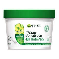 Barojošs ķermeņa krēms sausai ādai Garnier Body Superfood Nourishing Cream, 380ml cena un informācija | Ķermeņa krēmi, losjoni | 220.lv