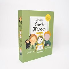 Little People, BIG DREAMS: Earth Heroes: 3 books from the best-selling series! Jane Goodall - Greta Thunberg - David Attenborough cena un informācija | Grāmatas mazuļiem | 220.lv