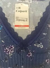 Naktskrekls Cotpark Liela izmēra/Cotpark/Zils/ цена и информация | Женские пижамы, ночнушки | 220.lv