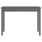 Konsoles galdiņš, pelēks, 110x40x75cm, priedes masīvkoks cena un informācija | Konsoles galdiņi | 220.lv