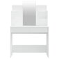 Tualetes galdiņa komplekts, balts, 96x40x142cm cena un informācija | Kosmētikas galdiņi | 220.lv