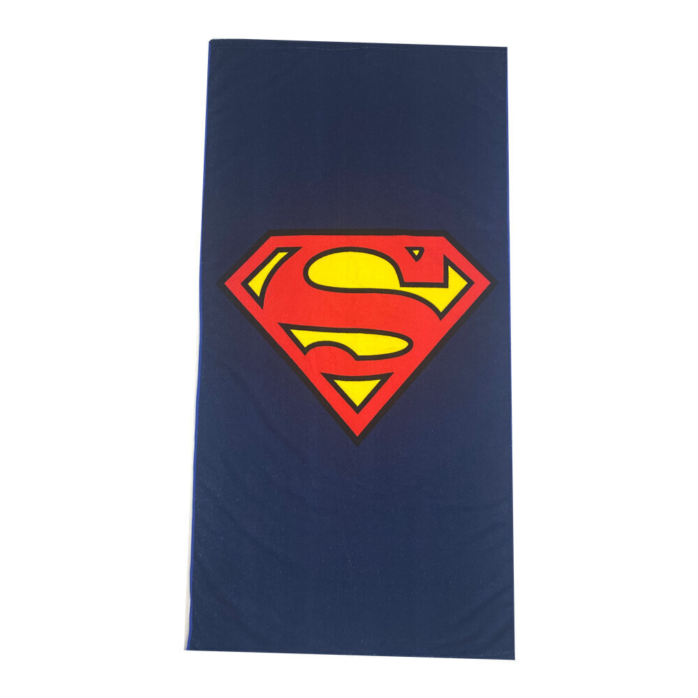 Pludmales dvielis Superman, 70x140 cm cena un informācija | Dvieļi | 220.lv