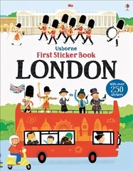 First Sticker Book London UK - NEW cena un informācija | Grāmatas mazuļiem | 220.lv