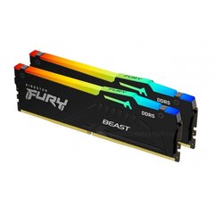 Kingston Fury Beast RGB 32 Kit 16GBx2 cena un informācija | Operatīvā atmiņa (RAM) | 220.lv