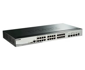 Коммутатор D-Link DGS-1510 L3 Gigabit Ethernet, 10/100/1000, черный цена и информация | Коммутаторы (Switch) | 220.lv