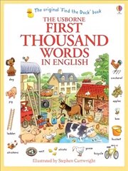 First Thousand Words in English UK ANNIVERSARY цена и информация | Книги для малышей | 220.lv