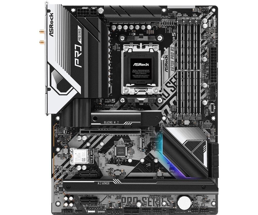 Asrock ASRock X670E PRO RS AM5 DDR5 ATX MB cena un informācija | Mātesplates | 220.lv