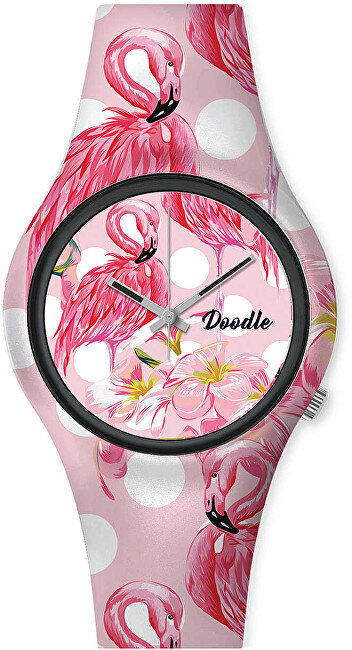 Doodle Nature Mood Flamingo DO35004 цена и информация | Sieviešu pulksteņi | 220.lv