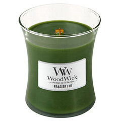 WoodWick aromātiskā svece Frasier Fir 275 g cena un informācija | Sveces un svečturi | 220.lv