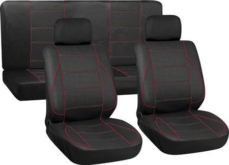 Sēdekļa pārvalks, melna/sarkana цена и информация | Auto sēdekļu pārvalki | 220.lv