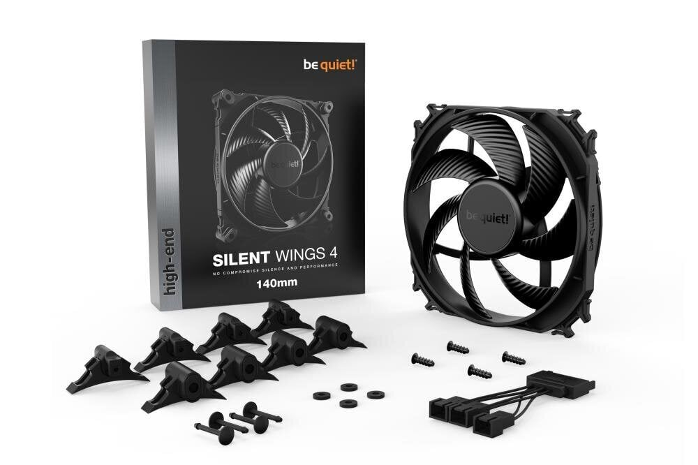 Be quiet! Silent Wings 4 140mm ventilators BL095 цена и информация | Datora ventilatori | 220.lv