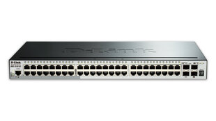 Сетевой коммутатор D-Link DGS-1510-52X/E Управляемый L3 Gigabit Ethernet (10/100/1000) 1U Черный цена и информация | Коммутаторы (Switch) | 220.lv