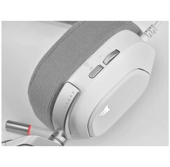 Игровые наушники CORSAIR HS80 RGB USB, белые цена и информация | Наушники с микрофоном Asus H1 Wireless Чёрный | 220.lv