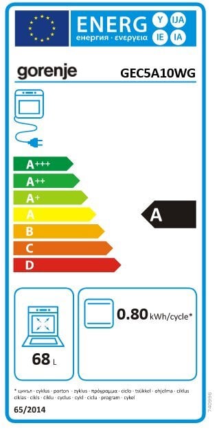 Gorenje GEC5A10WG cena un informācija | Elektriskās plītis | 220.lv