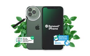 Renewd® iPhone 11 Pro 64GB RND-P15864 Midnight Green цена и информация | Мобильные телефоны | 220.lv