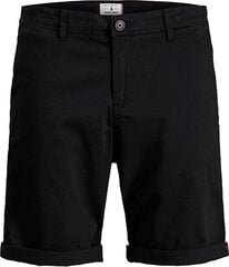 Мужские шорты JJIBOWIE JJSHORTS SOLID SA STS, черные цена и информация | Мужские шорты | 220.lv