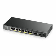 GS1100-10HP-EU0102F 120W PoE 8xGigabit 2xFiber Uplilk Switch cena un informācija | Komutatori (Switch) | 220.lv