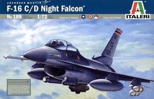 Italeri F-16 C / D Night Falcon cena un informācija | Konstruktori | 220.lv