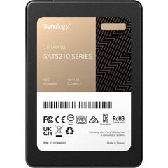 Synology SSD SATA2.5'' 480GB 6GB/S/SAT5210-480G cena un informācija | Iekšējie cietie diski (HDD, SSD, Hybrid) | 220.lv