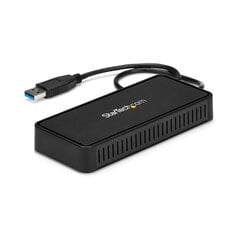 USB-разветвитель Startech USBA2DPGB цена и информация | Адаптеры и USB разветвители | 220.lv