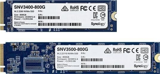 Synology SNV3510-400G 400GB M.2 22110 цена и информация | Iekšējie cietie diski (HDD, SSD, Hybrid) | 220.lv