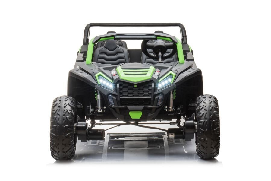 Akumulators auto Buggy A033 4x4 24V zaļš cena un informācija | Bērnu elektroauto | 220.lv