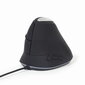 MOUSE USB OPTICAL SPACEGREY/ERGONOMIC MUS-ERGO-03 GEMBIRD цена и информация | Peles | 220.lv