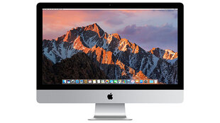 iMac 2013 27" - Core i5 3.4GHz / 8GB / 1TB HDD / Silver (atjaunots, stāvoklis A) cena un informācija | Stacionārie datori | 220.lv