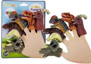 Пальчиковые куклы - Динозавры 5 шт. цена и информация | Игрушки для мальчиков | 220.lv