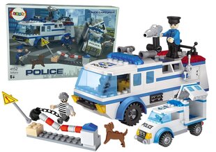 Konstruktors- Policijas automašīnu komplekts, 368 gab cena un informācija | Konstruktori | 220.lv