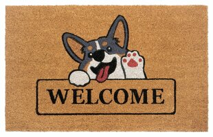 Hanse Home durvju paklājiņš Welcome & Dog 45x75 cm cena un informācija | Kājslauķi | 220.lv