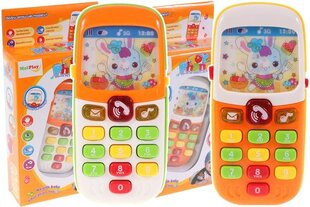 Krāsains muzikāls telefons cena un informācija | Rotaļlietas zīdaiņiem | 220.lv