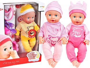 Кукла - младенец с аксессуарами для кормления цена и информация | Игрушки для девочек | 220.lv