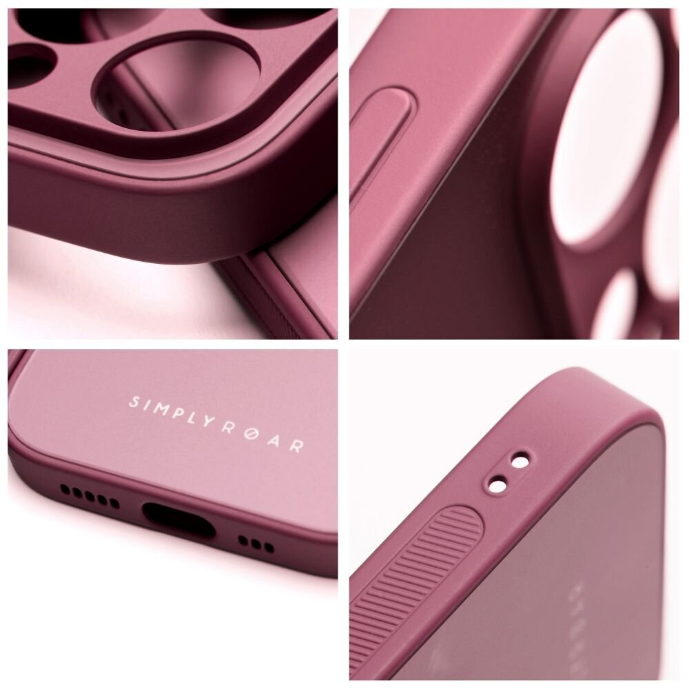 ROAR Matte Glass apvalks priekš iPhone 14 Pro (6,1″) - Bordo цена и информация | Telefonu vāciņi, maciņi | 220.lv