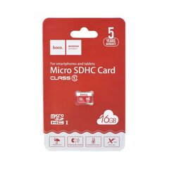 HOCO Atmiņas karte microSD TF High Speed Class 10 — 16GB цена и информация | Карты памяти для фотоаппаратов | 220.lv