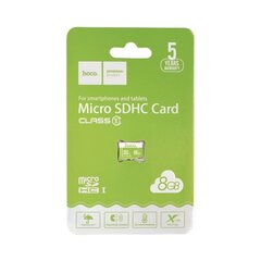 HOCO Atmiņas karte microSD TF High Speed Class 10 — 8GB цена и информация | Карты памяти для фотоаппаратов | 220.lv